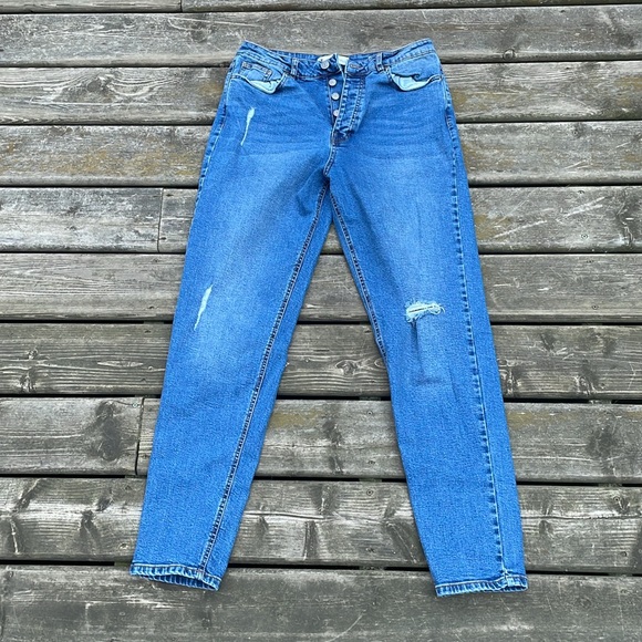 American Tall Women's Jeans Jada Mom Jean - Picture 4 of 14